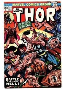 Thor #222 1974- comic book - MARVEL- Bronze Age- VF