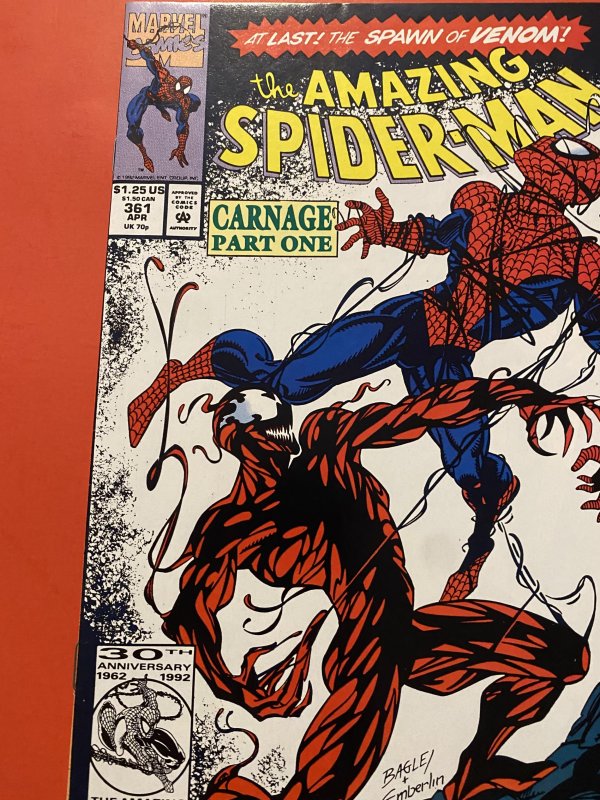 The Amazing Spider-Man #361 (1992) The first Carnage