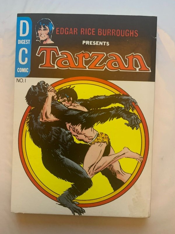 1972 TARZAN DC Digest Comic #1 VF 8.0 Joe Kubert / Edgar Rice Burroughs