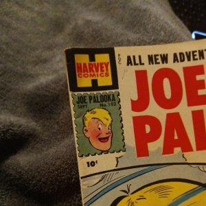 Joe Palooka #102 Harvey comics 1957 Madman's Machine silver Age humphrey cover