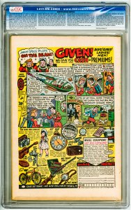 Peter Panda #1 (1953) CGC 5.0! Cream-OW Pages!