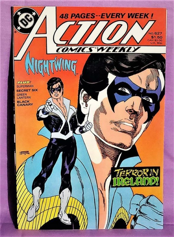 Nightwing and Speedy ACTION COMICS WEEKLY #627 Black Canary (DC, 1988)! 