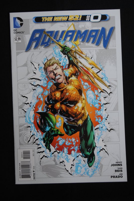 Aquaman, #0 NM, Geoff Johns, Ivan Reis, Joe Prado