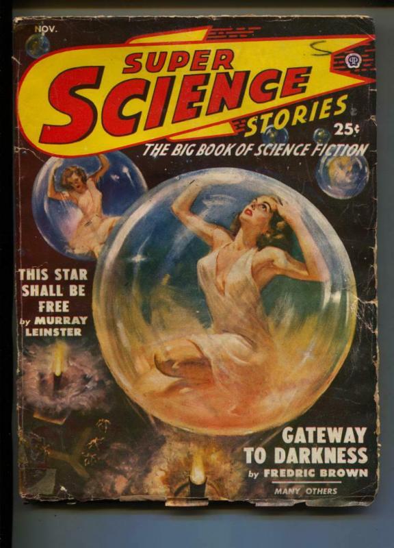 Super Science Stories-Pulp-11/1949-Ray Bradbury-Frank Belknap Long