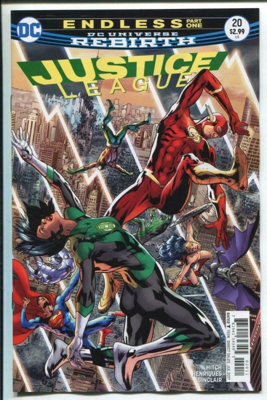 JUSTICE LEAGUE #20, VF/NM, Superman, Wonder Woman, Batman, Flash, DC, 2016 2017