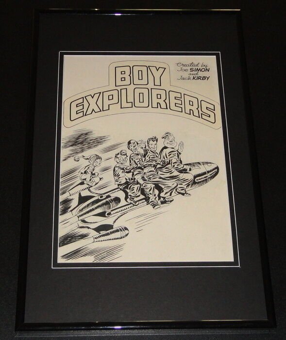 Boy Explorers Framed 11x17 Photo Display Official Repro Jack Kirby