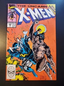 Uncanny X-Men #258 (1990) NM 9.4 Jim Lee art Wolverine Solo vs Mandarin cover kg