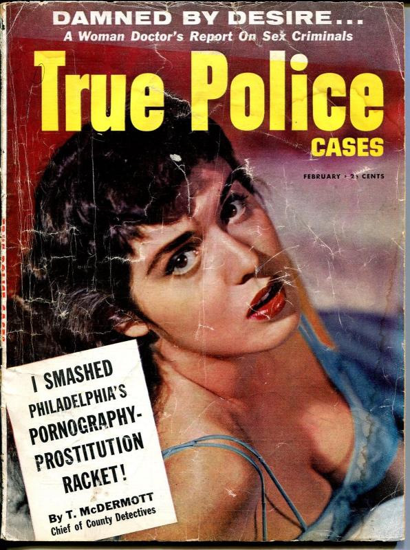 Prostitute Police Porn - True Police Cases 2/1957-Fawcett-Porno-Prostitution Ring ...