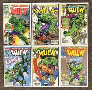 The Rampaging Hulk #1,2,3,4,5,6 Marvel Complete Set