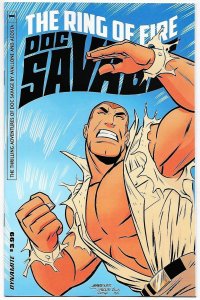 Doc Savage Ring of Fire #1 Cvr B (Dynamite, 2017) NM 