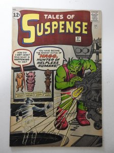 Tales of Suspense #37 (1963) VG- Condition centerfold detached bottom staple