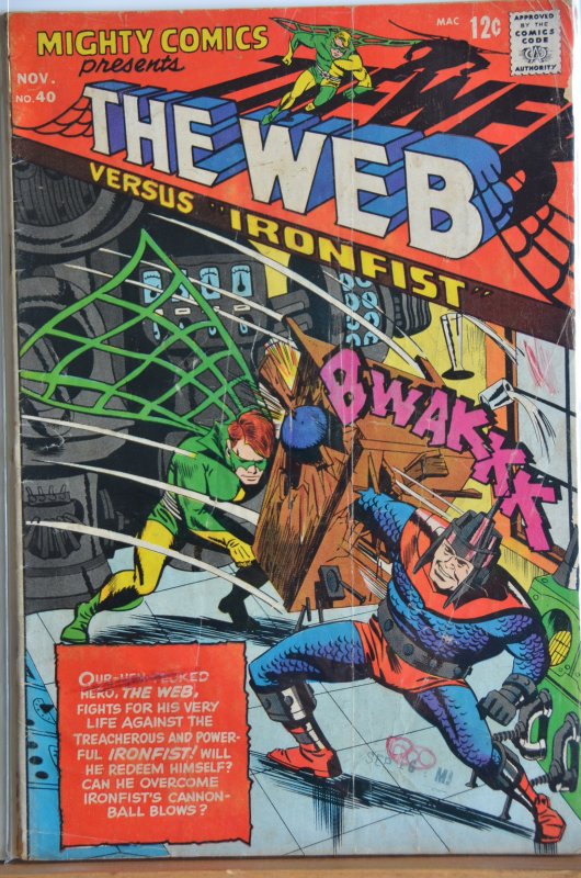 Mighty Comics #40 (1966) The Web vs Ironfist!!!