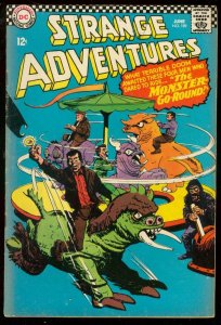 STRANGE ADVENTURES #189 1966-DC COMICS MERRY-GO-ROUND VG