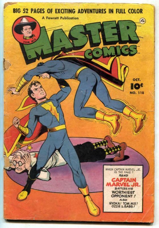 Master Comics #118 1950- Tom Mix- Captain Marvel Jr