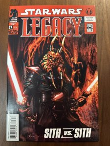 Star Wars Legacy #27 NM- Darth Andeddu vs Darth Wyyrlok (Dark Horse 2008)