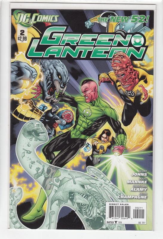 GREEN LANTERN (2011 DC) #2 NM-