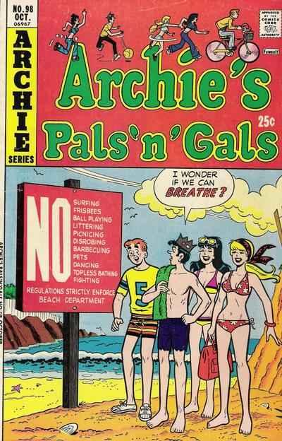 Archie's Pals 'N' Gals #98, Fine- (Stock photo)