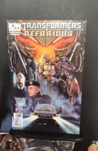 Transformers: Nefarious #4 Cover RI (2010) high-grade key! NM- Movie issue!