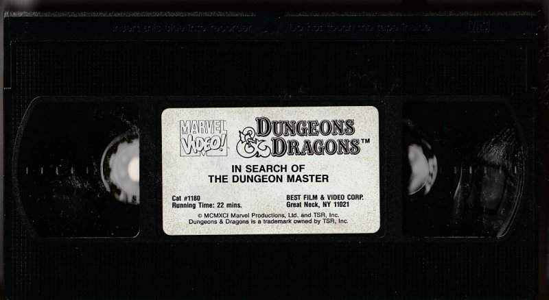 Dungeons and Dragons VHS