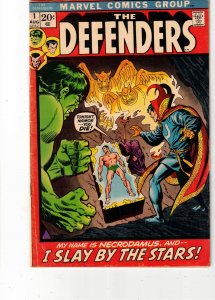The Defenders #1 (1972) VF High-Grade Hulk, Dr. Strange, Surfer, 1st Utah CERT!