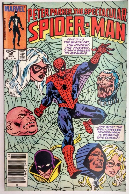 Peter Parker, Spectacular Spider-Man #96 RARE MARK JEWELERS EDITION