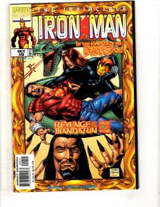 Lot Of 10 Iron Man Marvel Comic Books # 1 2 3 4 5 6 7 8 9 10 Avengers Hulk CR41