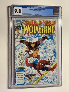 Marvel comics presents 50 CGC 9.8 WP marvel 1990 wolverine Spider-Man