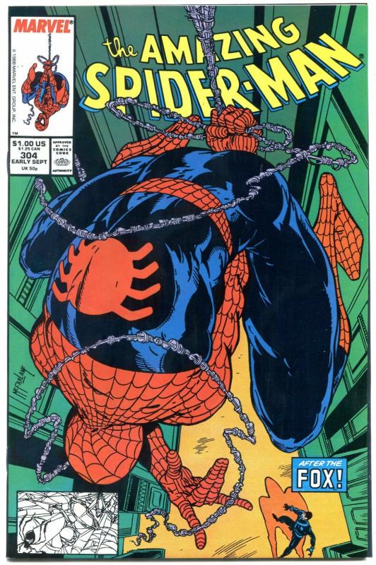 AMAZING SPIDER-MAN #304 1988-MARVEL COMICS-MCFARLANE---NM