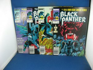 BLACK PANTHER 1-4 MINI SERIES HIGH GRADE 1988