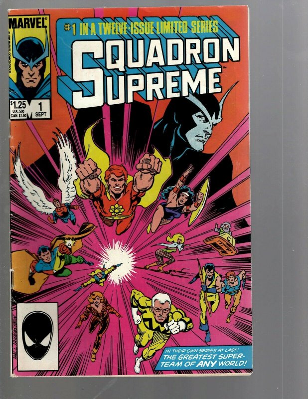 12 Comics Squadron Supreme #1 2 3 4 5 6 7 9 10 11 12 Spirits Vengeance #3 EK18