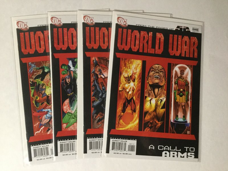 World War 3 1-4 1 2 3 4 Lot Nm Near Mint Dc