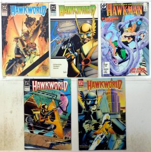 Hawkworld Lot of 5 #4, 6, 12, 13, Hawkman 9 (1990) DC Comics 1st Print