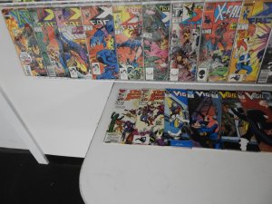Huge Lot 130+ Comics W/ Justice League, X-Factor,  Cable+ Avg Fine+ Condition!!