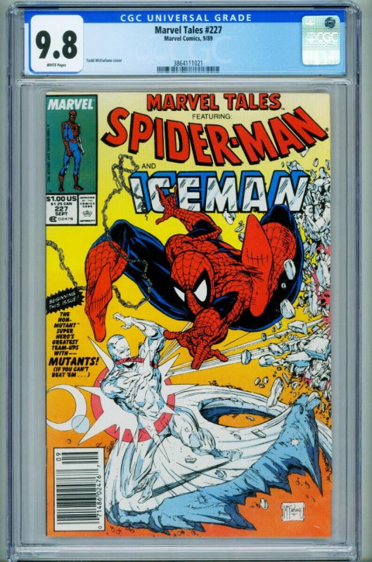 Marvel Tales #227 CGC 9.8 NEWSSTAND-Spider-Man McFarlane cover-3864111021 