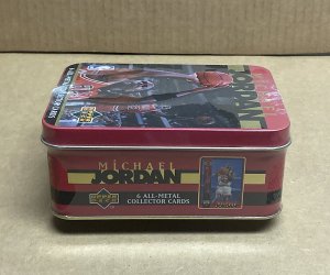 1996 Upperdeck Michael Jordan 6-Card Metal Tin Set (Factory sealed Mint)