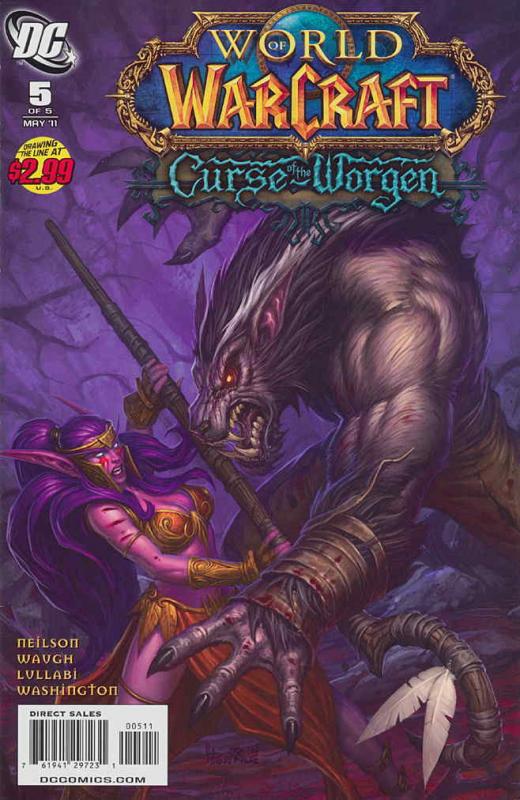 World of Warcraft: Curse Of The Worgen #5 VF; WildStorm | save on shipping - det