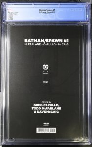 Batman/Spawn 1 CGC 9.8 Todd McFarlane Variant Cover