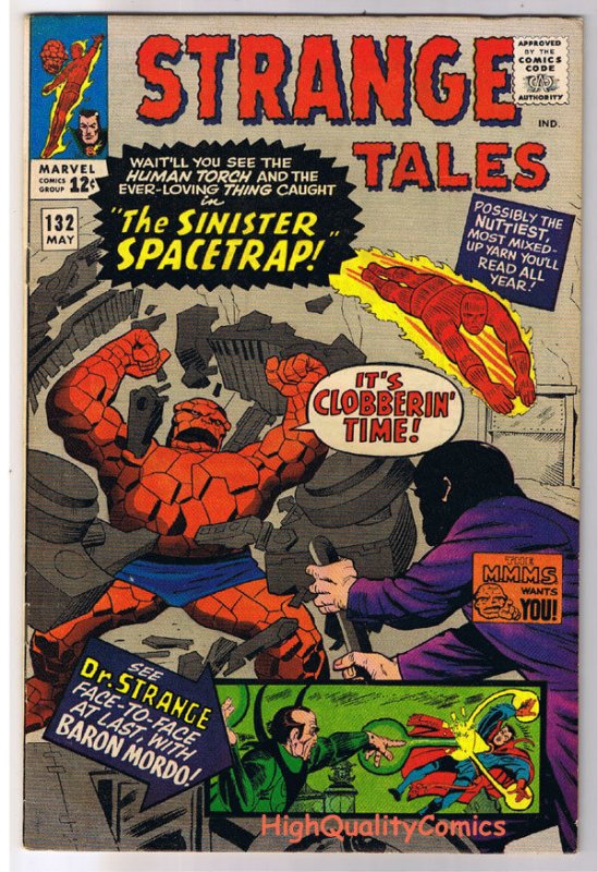 STRANGE TALES #132, VF/NM, Dr Strange, Steve Ditko, 1951 1965, more in store