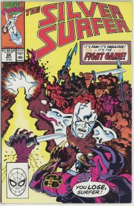 Silver Surfer #39 (1987) - 8.0 VF *The Fight Game*