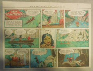 Jack Armstrong The All American Boy by Bob Schoenke 8/10/1947 Half Size Page !