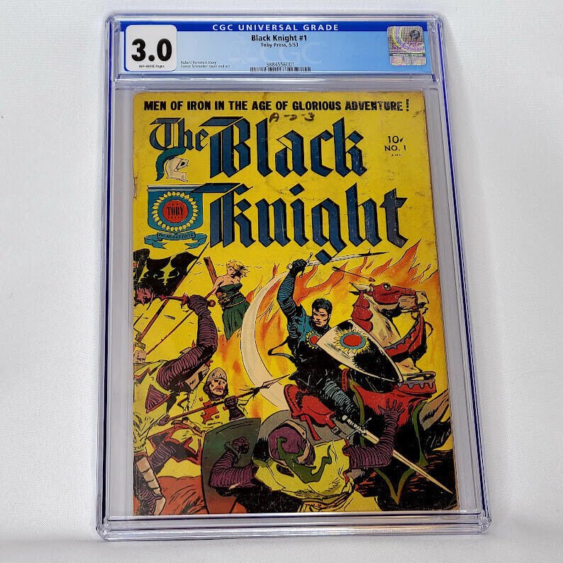 Black Knight #1 Toby Press 1953 CGC 3.0 1st Black Knight in Comics Eternals