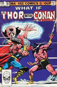 What If? #39 Direct Edition (1983) Conan