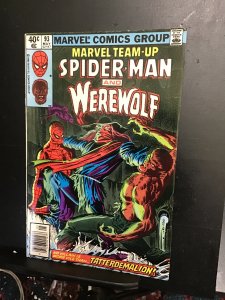 Marvel Team-Up #93  (1980) spider-Man and werewolf by night! High grade! VF/NM