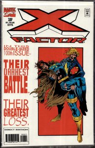 X-Factor #100 Direct Edition - Deluxe Red Foil Cover (1994) X-Factor
