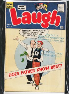 Laugh #113 (1960) Archie