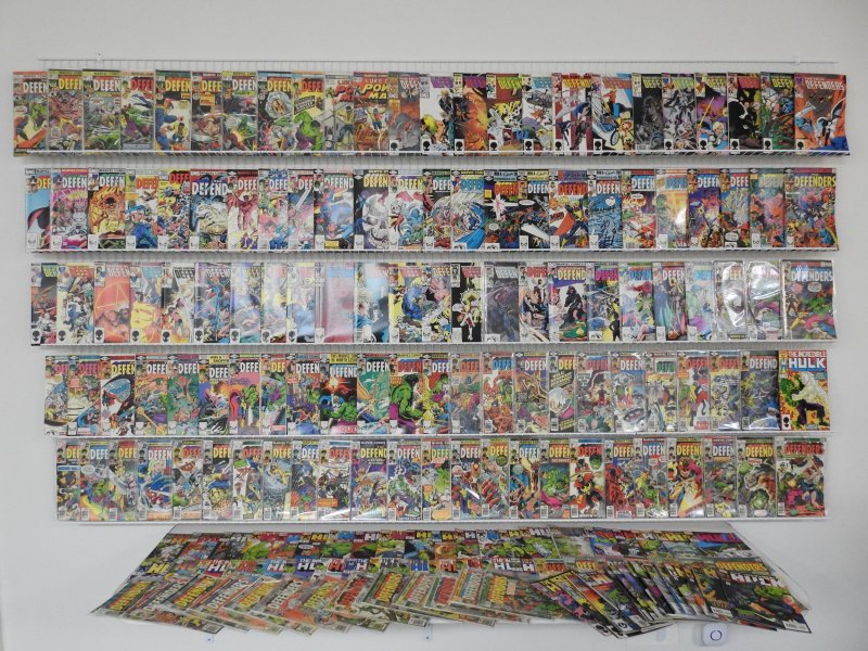 Huge Lot 190+ Comics W/ Defenders, Hulk, Powerman+ Avg Fine/VF Condition!