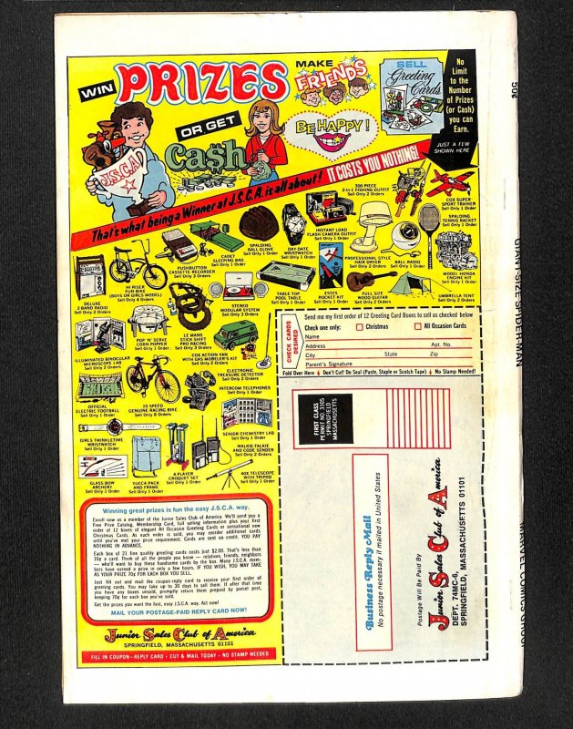 Giant-Size Spider-Man #2 FN- 5.5 Master of Kung Fu!