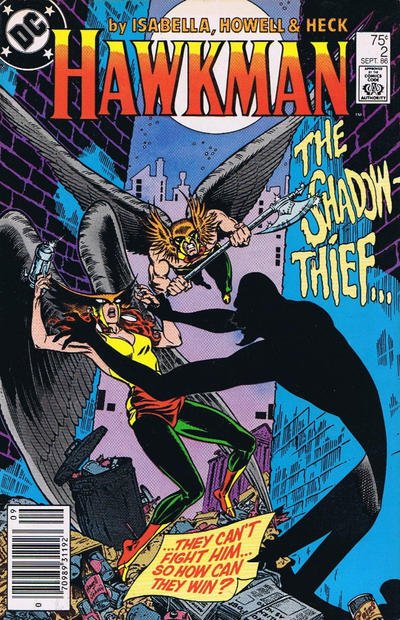 Hawkman (2nd Series) #2 (Newsstand) FN ; DC | Shadow-Thief Hawkgirl