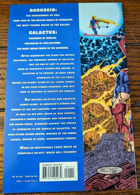 DARKSEID vs GALACTUS The Hunger NM Graphic Novel By John Byrne 1995 1st Print