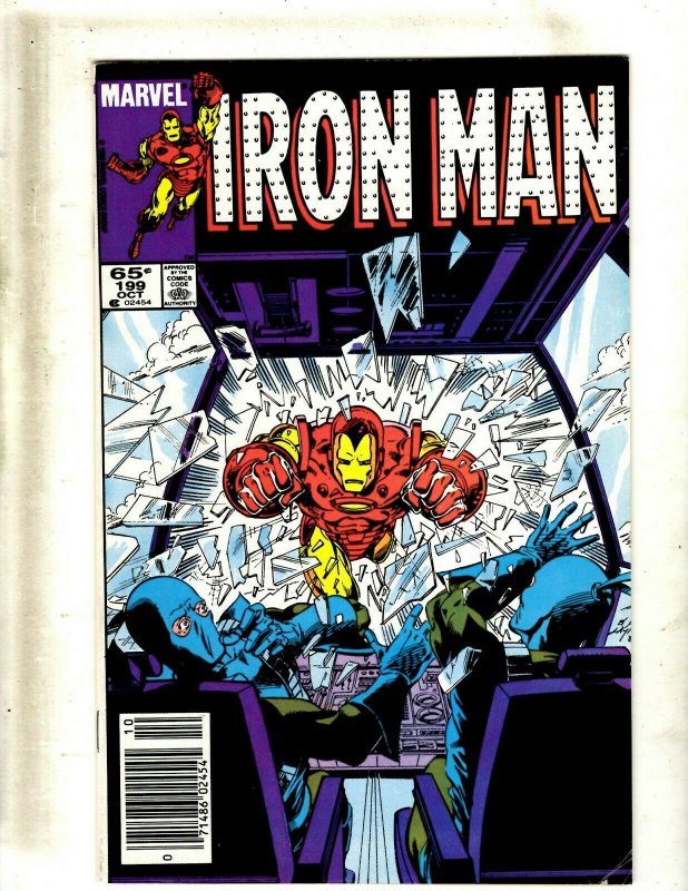 Lot of 12 Iron Man Comics #199 200 202 204 205 206 207 208 209 211 212 215 GB2